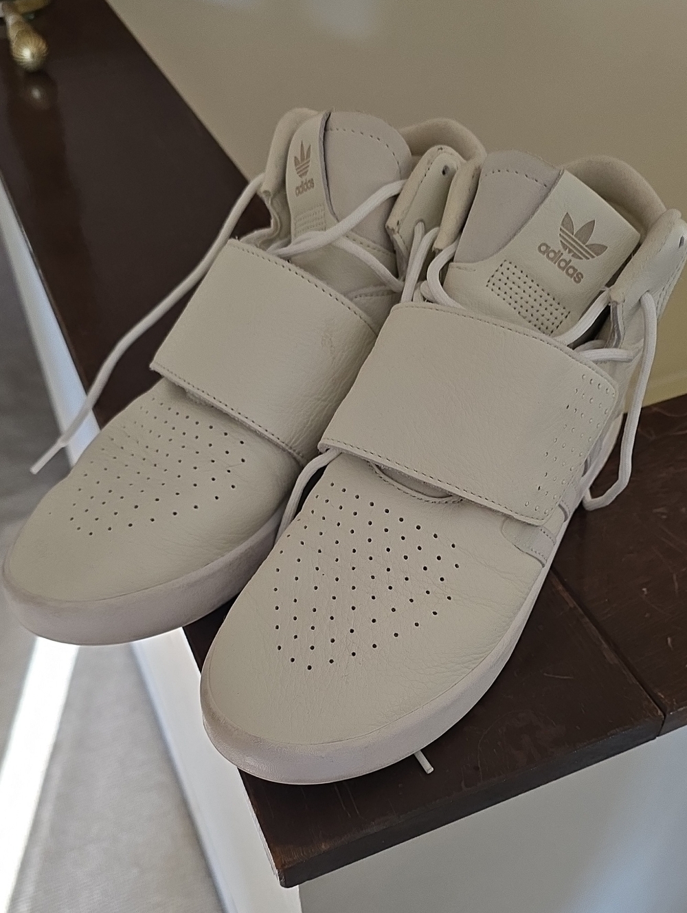 adidas Tubular High-Top Sneakers with Strap